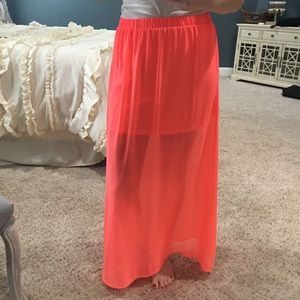 BOGO NWOT festival Sheer maxi shirt